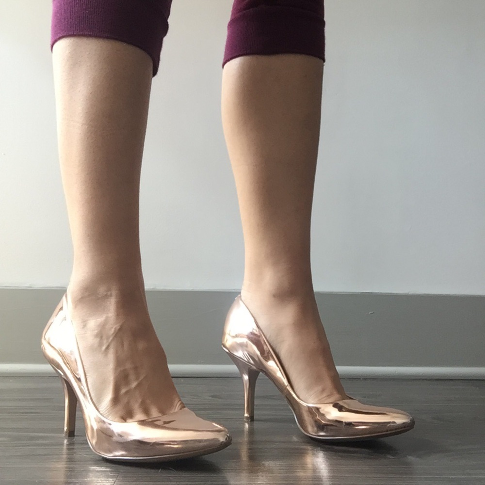 Rose Gold Zitah Pumps